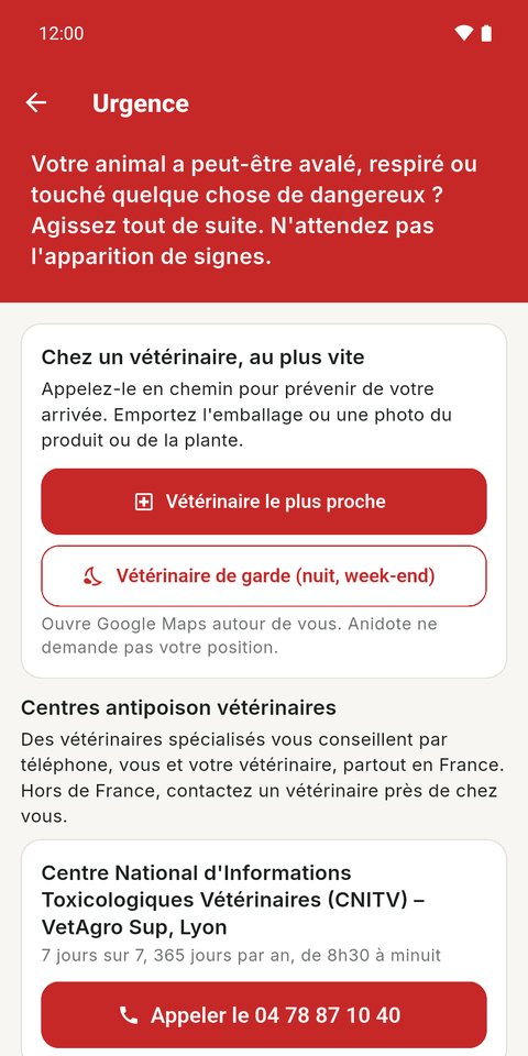 Écran Urgence